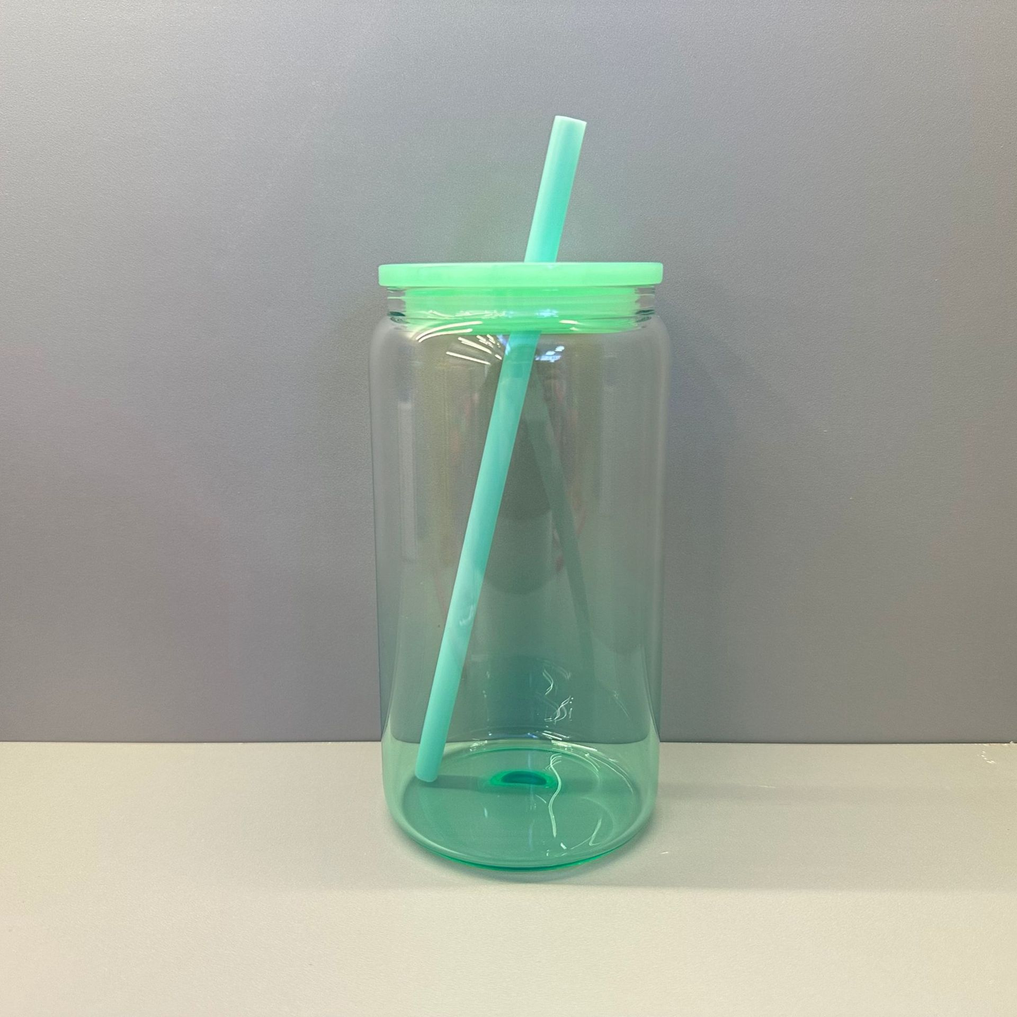 16oz Ombre Jelly Color Glass Can for Blank Sublimation and UV DTF Wraps 25Pcak USA Warehouse