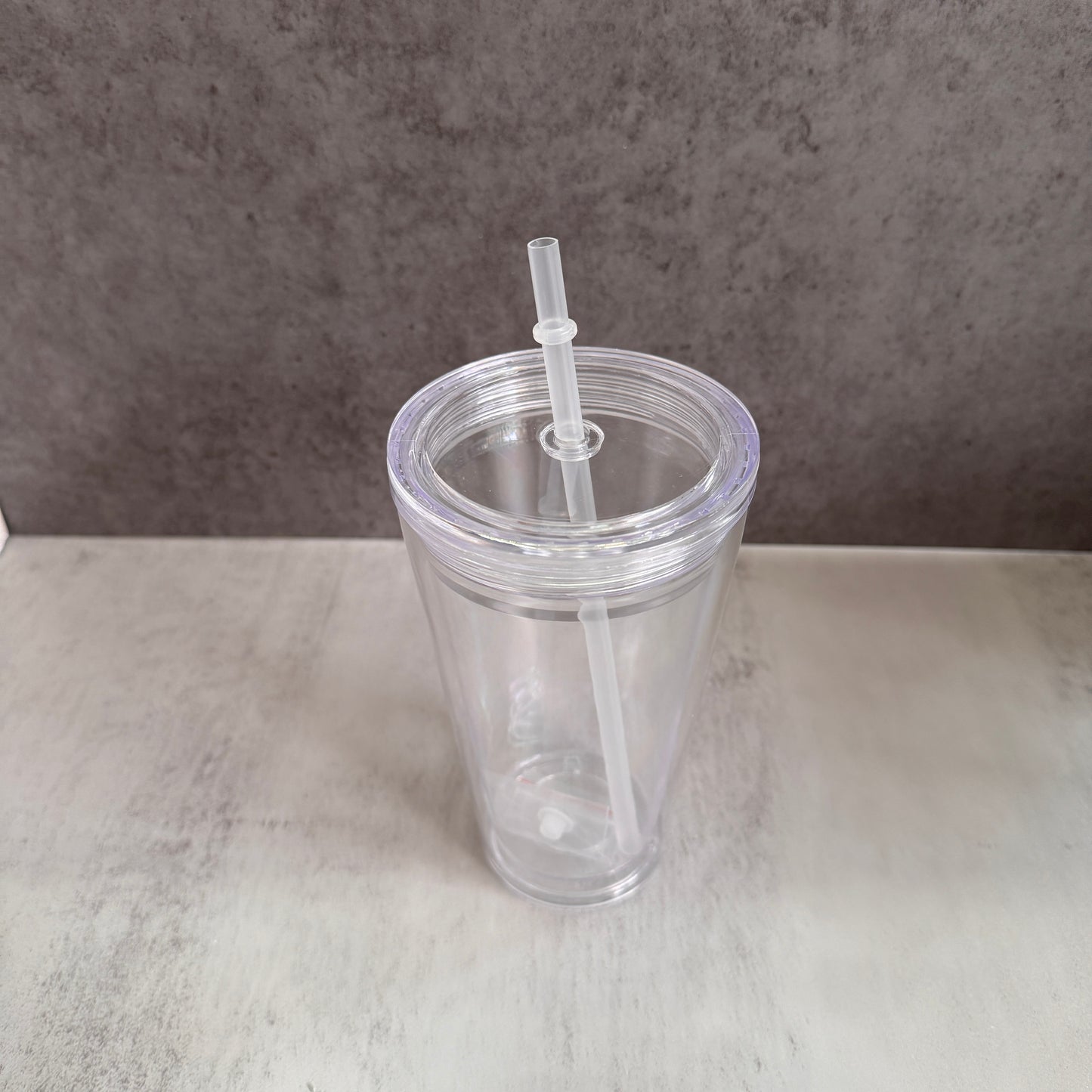 16oz 24oz Clear Snow Globe Plastic Cups Pre Drilled Hole and With Plug 20 Pack China Warehouse