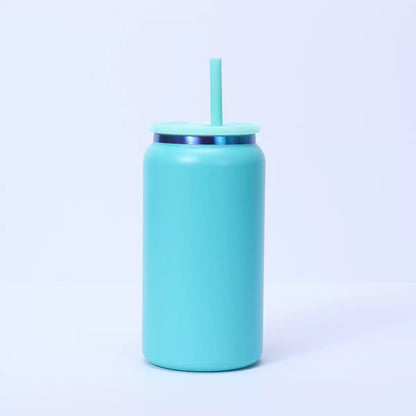 16oz Rainbow Plated Stainless Steel Can for Laser Engraving 25Pack USA Warehouse