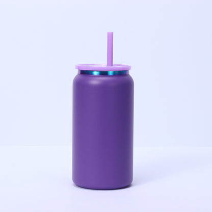 16oz Rainbow Plated Stainless Steel Can for Laser Engraving 25Pack USA Warehouse