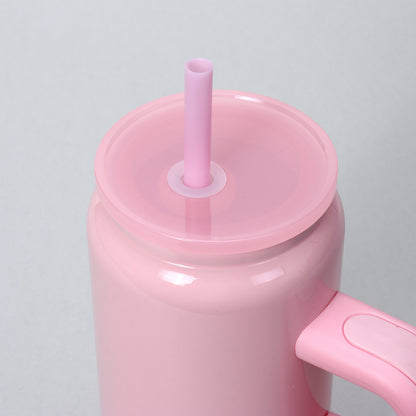 16oz Sublimation Glossy Macaron Color Mugs Stainless Steel Tumblers with Handle 25 Pack China Warehouse