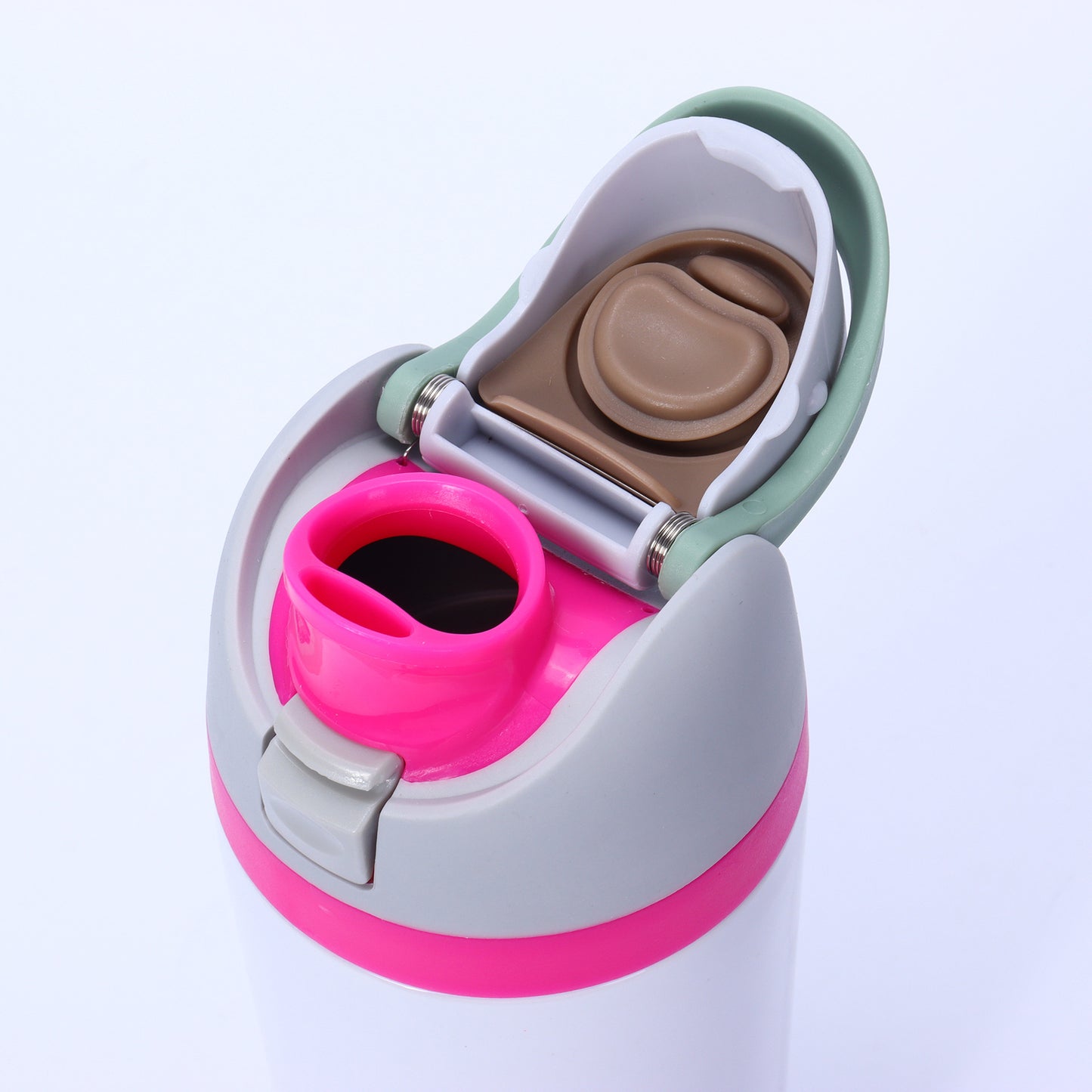 16oz Blank Sublimation Water Bottles with Leak Proof Bounce Colorful Lids for Kids Outdoor 25Pack China Warehouse