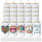 16oz White Blank Sublimation Stainless Steel Can with Wooden and Plastic Two Lids 25Pack China Warehouse