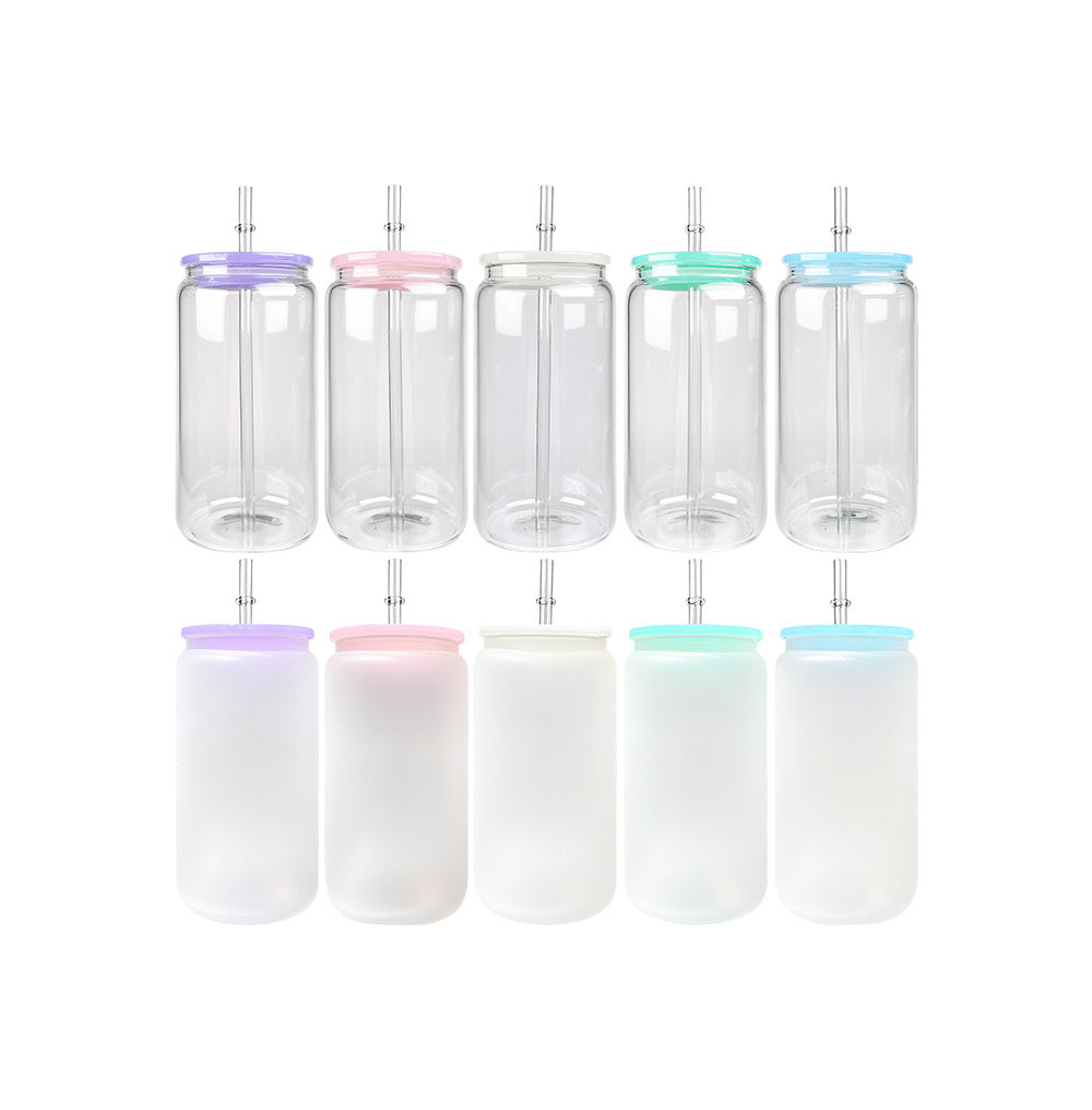 Wholesale 16oz Sublimation Glass Can and 17oz Sublimation Mugs Lots Style for You Choose 50 Pack China Warehouse