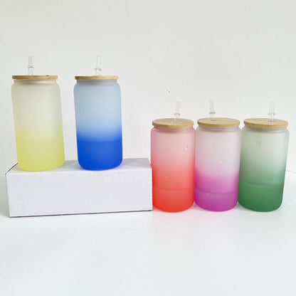 Wholesale 16oz Sublimation Glass Can and 17oz Sublimation Mugs Lots Style for You Choose 50 Pack China Warehouse