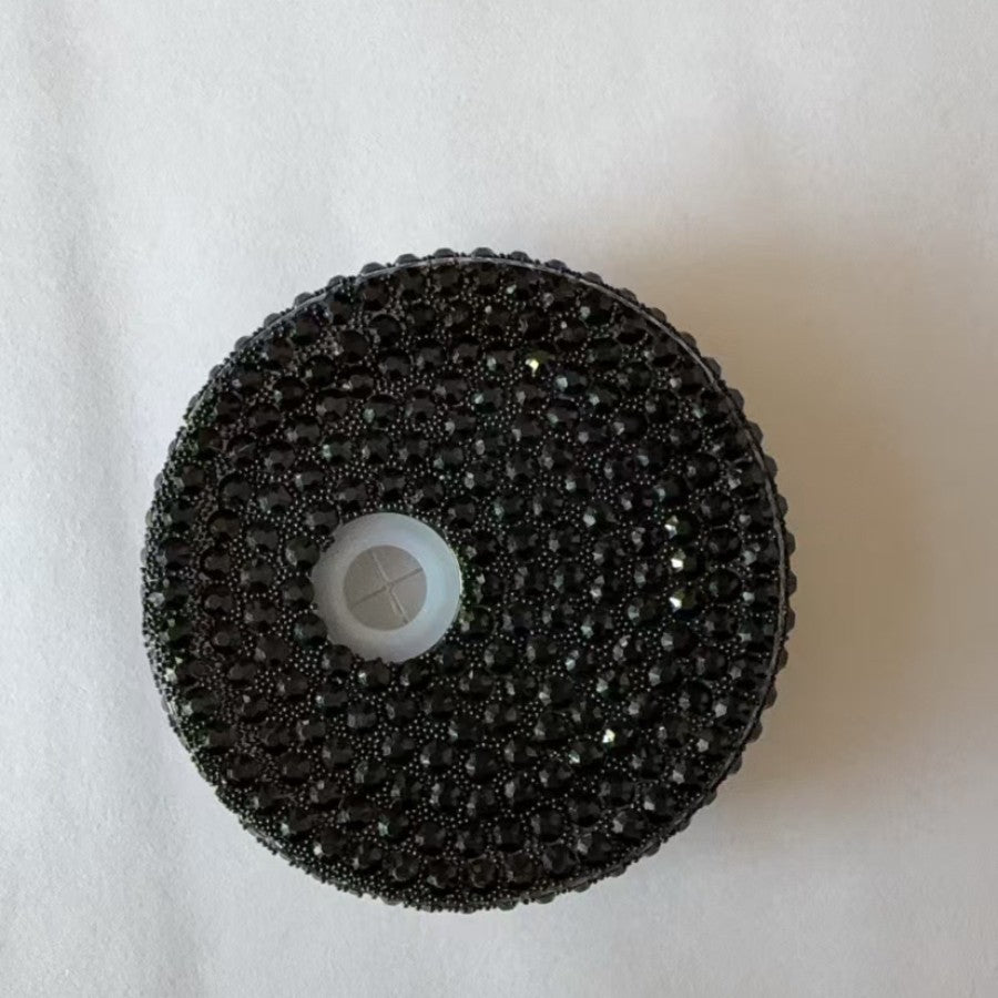 16oz Plastic Lids Bling Rhinestone Lids and Silicone Lids Glass Can 50Pack 100Pack Ship By Air