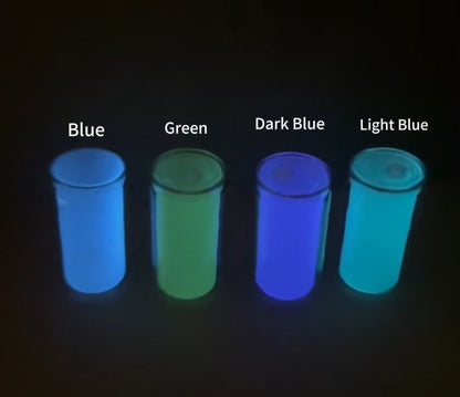 New 16oz Glow In The Dark Snow Globe Plastic Can for Halloween 💙💚 25 Pack China Warehouse