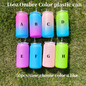 Wholesale 16oz Plastic Can Clear Frosted Neon Macaron Jelly Ombre Color Style Acrylic Can for UV DTF Wraps 50 Pack China
