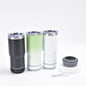 16oz Powder Coated Speaker Bluetooth Cooler Can Music Tumblers for Laser Egraving 20Pack China Warehouse