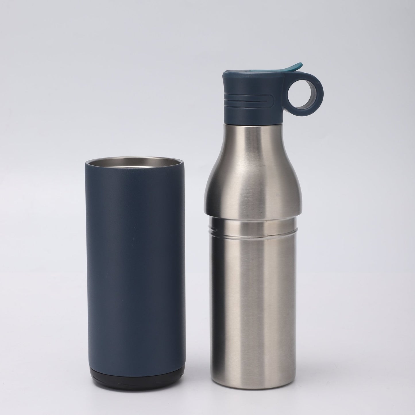 17oz Power Coated 2 In One Cooler Can Tumblers with Portable Lids for Laser Engraving 25Pack China Warehouse