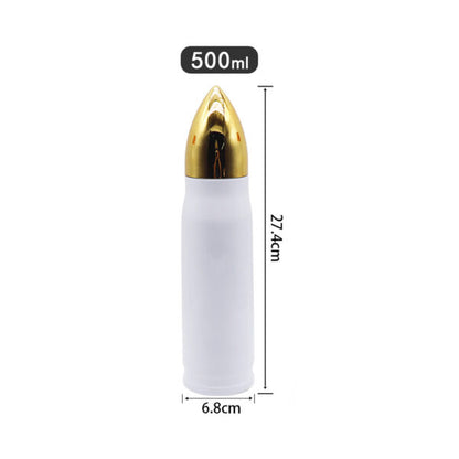 17oz 500ml Blank Sublimation Bullet Tumblers Shotgun Shell  Water Bottles 25Pack China Warehouse