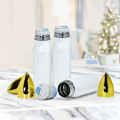 17oz 500ml Blank Sublimation Bullet Tumblers Shotgun Shell  Water Bottles 25Pack China Warehouse