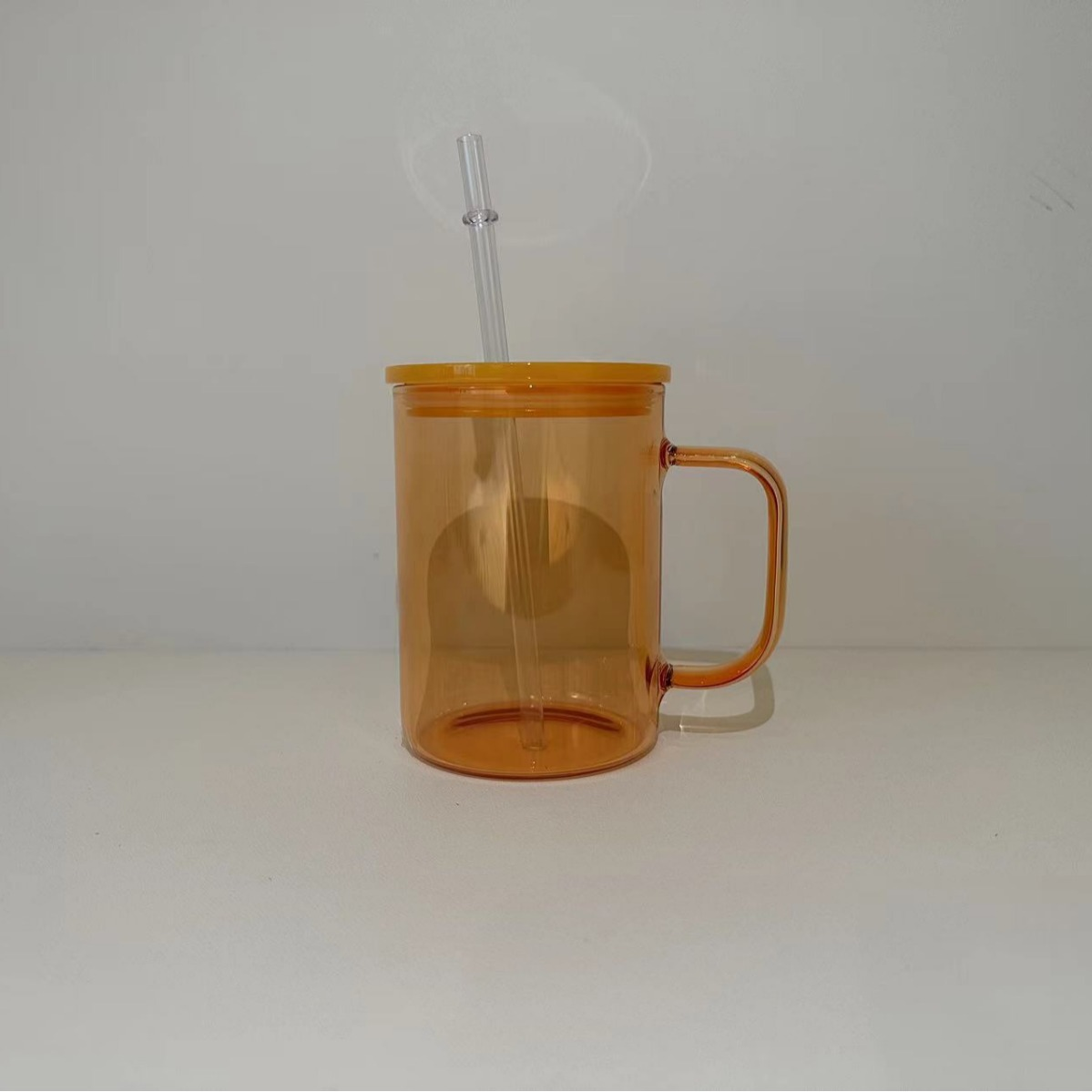 17oz Jelly Color Sublimation Glass Mugs for UV DTF Wraps and Sublimation 25Pack USA Warehouse