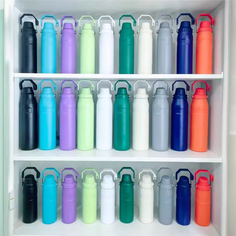 25 Pack China Warehouse 18oz 24oz 36oz powder coated stainless steel water bottle for laser engraving