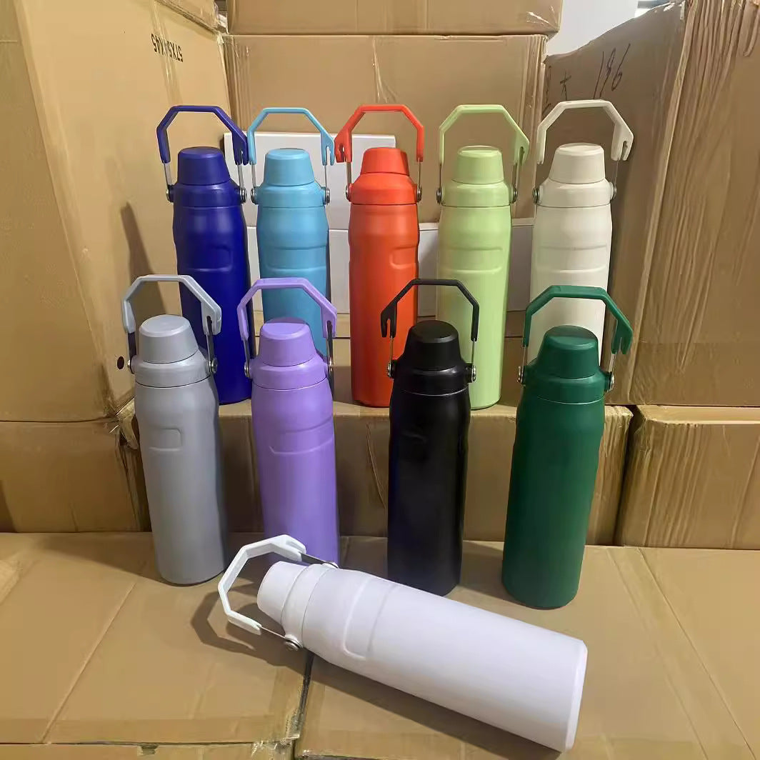 25 Pack China Warehouse 18oz 24oz 36oz powder coated stainless steel water bottle for laser engraving