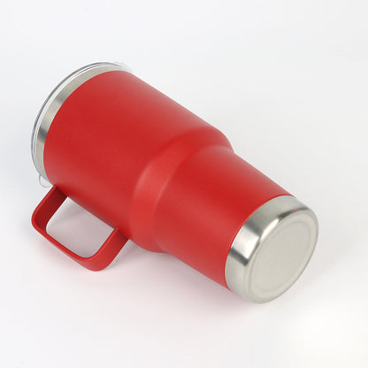 20oz 30oz Powder Coated Stainless Steel Mugs with Handle for Laser Engraving 25 Pack China Warehouse