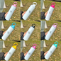 20oz Blank Sublimation Skinny Water Bottles With Colorful Lids with Handle 25 Pack China Warehouse
