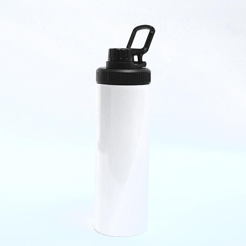 20oz Blank Sublimation White Straight Sport Lids Tumbler With Handle 25Pack China Warehouse