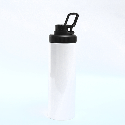 20oz Blank Sublimation White Straight Sport Lids Tumbler With Handle 25Pack China Warehouse