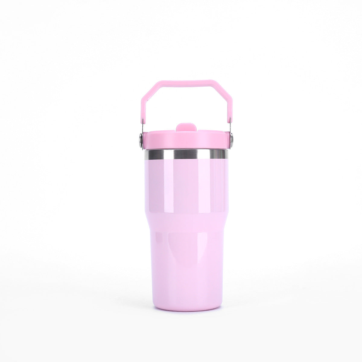 20oz Glossy Macaron Color Blank Sublimation Flip Straw Tumblers 25 Pack USA Warehouse