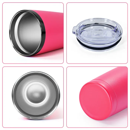 20oz Gun Gray Color Plated Car Tumblers for Laser Engraving 25 Pack USA Warehouse
