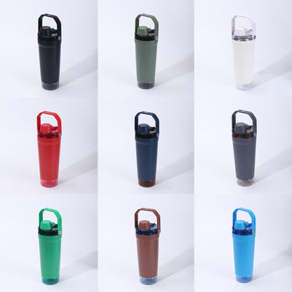 20oz Leakproof Insulated Stainless Steel Shaker Cup Bottles with Base Storage 25 Pack China Warehouse