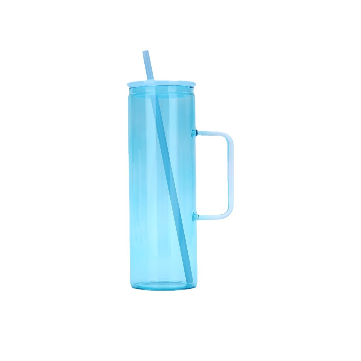 20oz Jelly Color Sublimation Glass Mugs with Handle for UV DTF Wraps 25Pack USA Warehouse