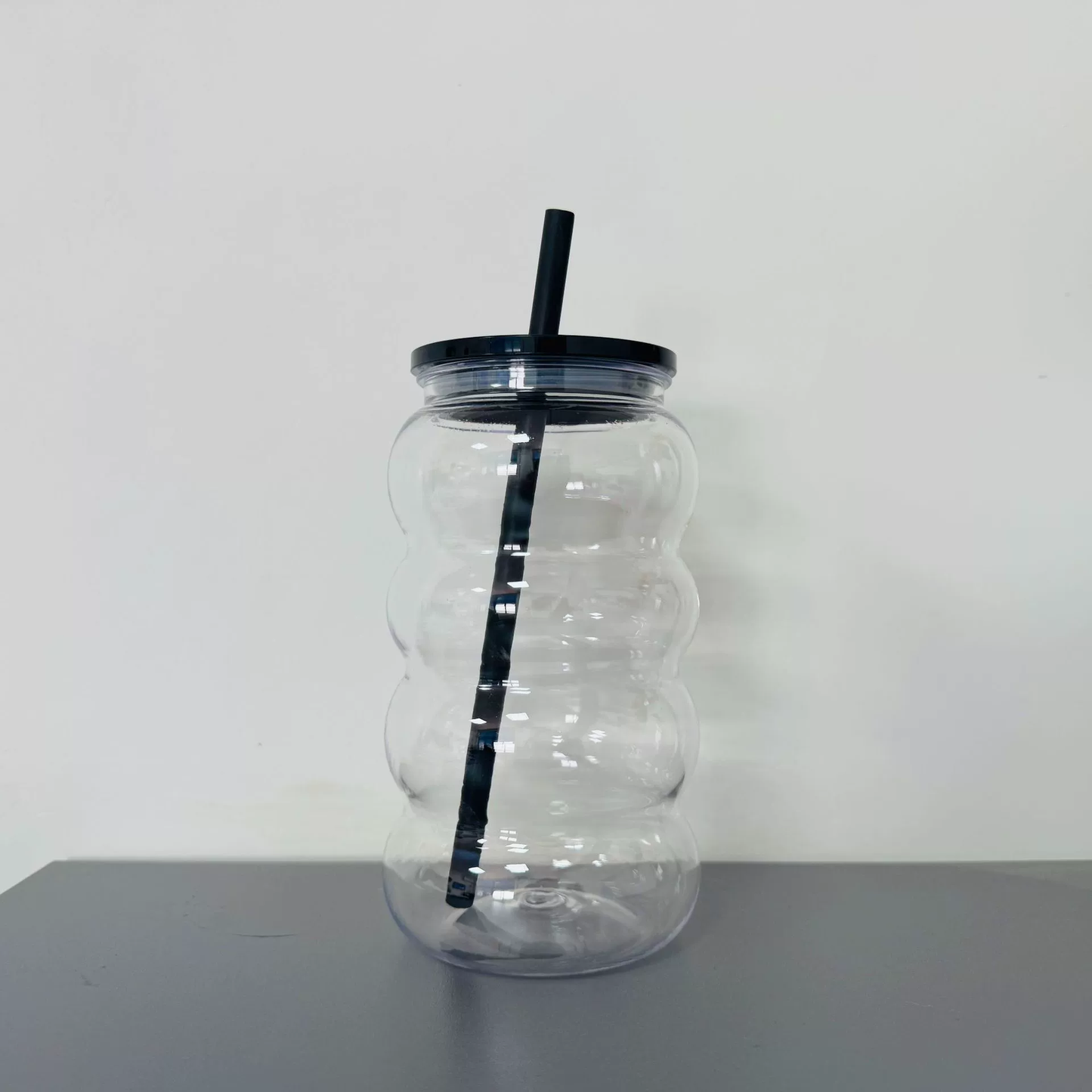20oz New Cute Caterpillar Shape 🐛 Plastic Cups for Kids Summer Outdoor 50Pack China Warehouse
