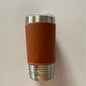 20oz Sports Leatherette Tumblers Sliver Color with Thread Bottom for Laser Engraving 50 Pack China Warehouse
