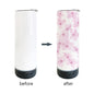 20oz White Blank Sublimation Straight Music Player Bluetooth Speaker Tumblers 12 Pack