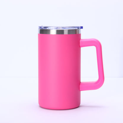 20oz Matt Macaron Color Sublimation Mugs and Glossy White Coffee Cups with Handle 20Pack China Warehouse