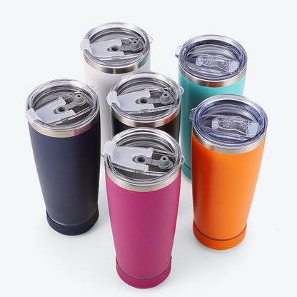 20oz Powder Coated Speaker Tumblers for Laser Engraved Bluetooth Music Water Bottles 25 Pack China Warehouse