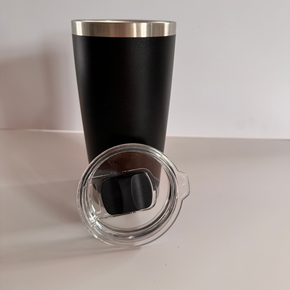 20oz powder coated coffee car tumblers with Magnetic lids laser engraving  25 Pack China Warehouse