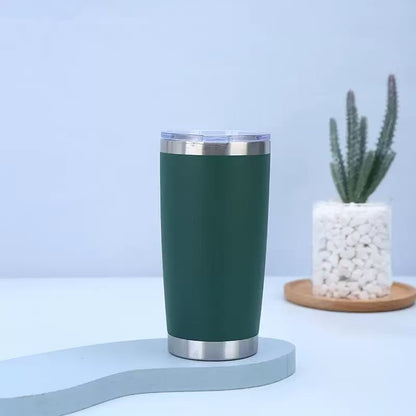 20oz Powder Coated Car Tumblers Leak Proof Sliding Lids for Laser Engraving 25Pack USA Warehouse