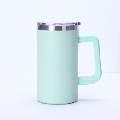 20oz Matt Macaron Color Sublimation Mugs and Glossy White Coffee Cups with Handle 20Pack China Warehouse