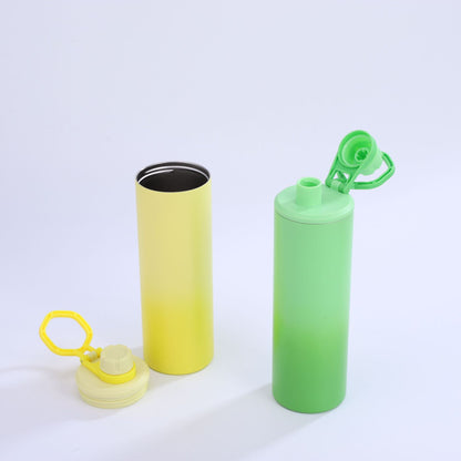 20oz Spray Painting Ombre Color Skinny Tumblers for Laser Engraving 25 Pack China Warehouse