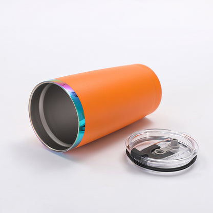 20oz Rainbow Plated Car Tumblers Seven Color Mix with Leak Proof Lids 25 Pack China Warehouse