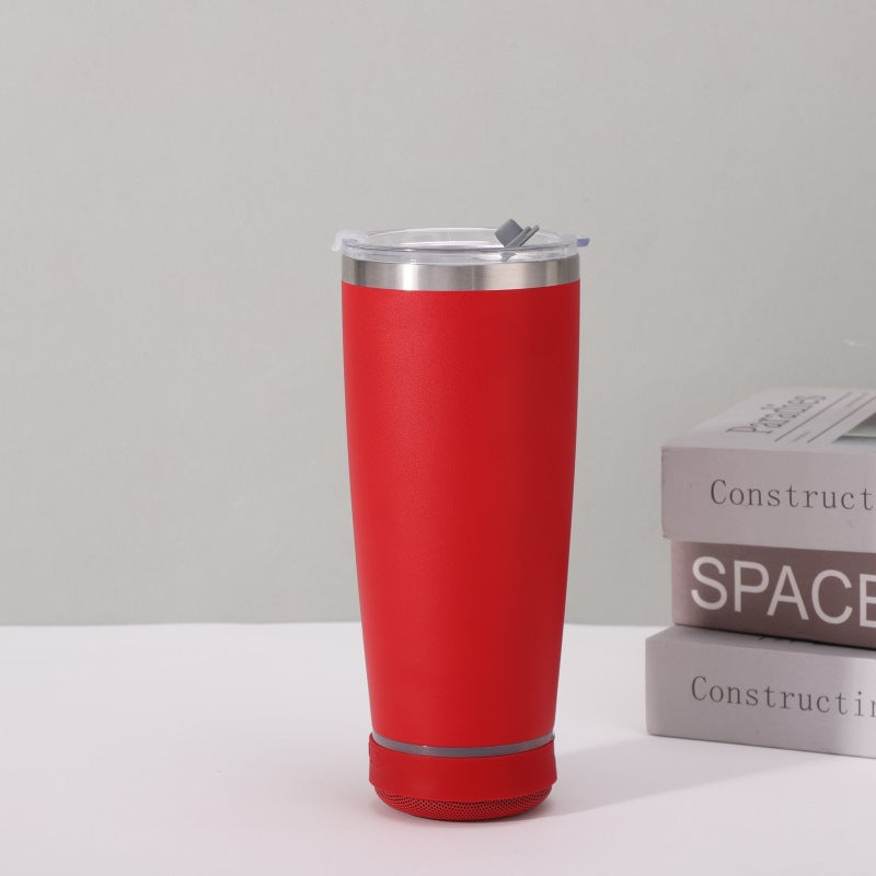 20oz Powder Coated Speaker Tumblers for Laser Engraved Bluetooth Music Water Bottles 25 Pack China Warehouse