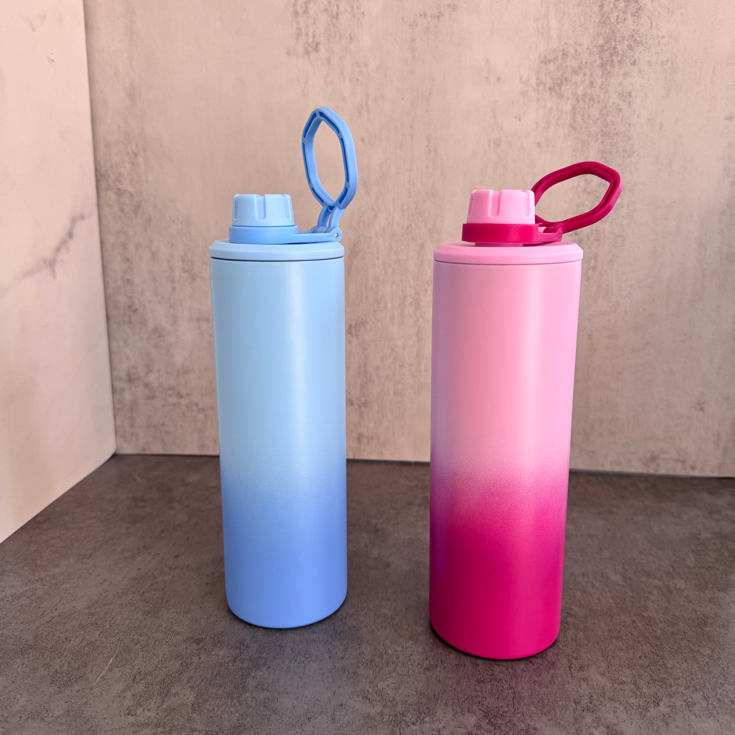 20oz Spray Painting Ombre Color Skinny Tumblers for Laser Engraving 25 Pack China Warehouse