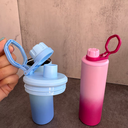 20oz Spray Painting Ombre Color Skinny Tumblers for Laser Engraving 25 Pack China Warehouse