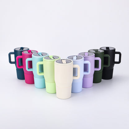 20oz 30oz Powder Coated Tumblers with Leak Proof Lids for Laser Engraving 10 Colors