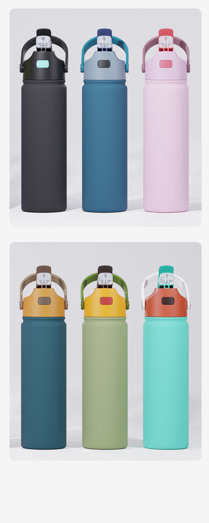 22oz White Sublimation Water Bottles and Colorful Powder Coated Tumblers for Laser Engraving 25 Pack China Warehouse
