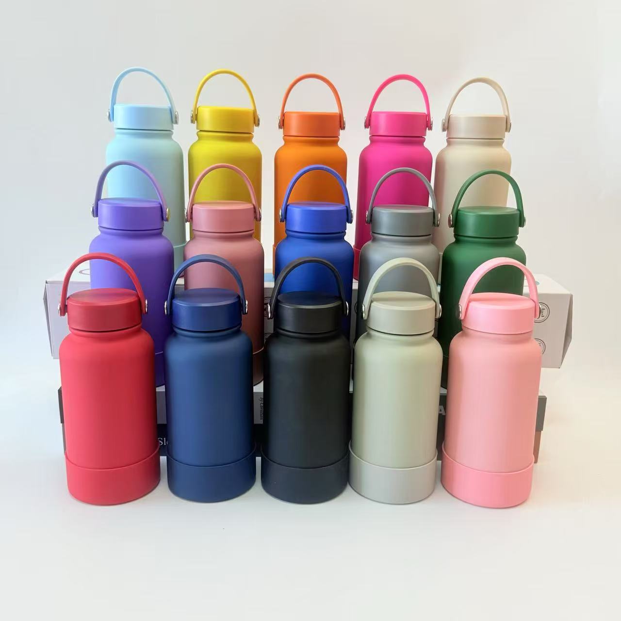22oz 34oz 40oz Outdoor Portable Sports Water Bottles Stainless Steel Anti Slip Insulation Cup 25 Pack China Warehouse