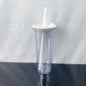 24oz Pre Drilled Hole Snow Globe Plastic Cups With Thick Straw for Vinyl 20 Pack China Warehouse