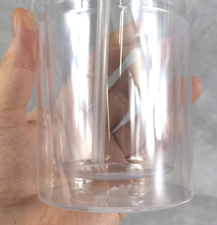 24oz Snow Globe Plastic Cups Pre-drilled Hole and with Plug 25 Pack USA Warehouse