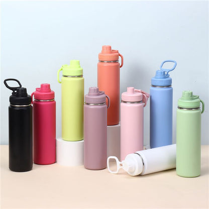 24oz Lulu Style Powder Coated Stainless Steel Tumblers for Laser Engraving 25 Pack China Warehouse