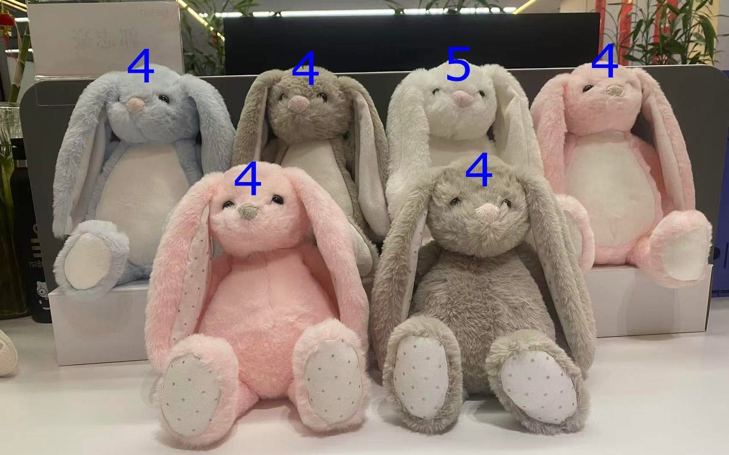 25Pack USA Warehouse 30CM Sublimation Bunny Plush Toy for Easter