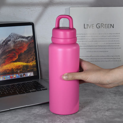 25Pack Outdoor 26oz Press To Open The Lids Powder Coated Stainless Steel Water Bottles for Laser Engraved