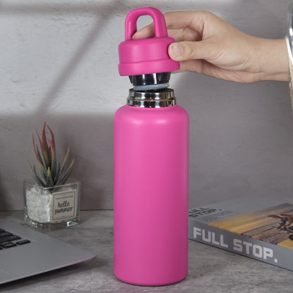 25Pack Outdoor 26oz Press To Open The Lids Powder Coated Stainless Steel Water Bottles for Laser Engraved