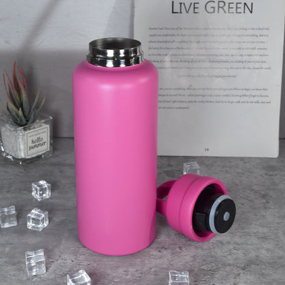 25Pack Outdoor 26oz Press To Open The Lids Powder Coated Stainless Steel Water Bottles for Laser Engraved